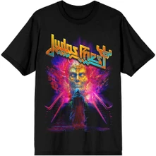 Judas Priest, Tričko Escape From Reality, Unisex, Čierna