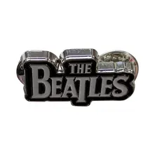 The Beatles – Drop T Logo (Biela) (Odznak)