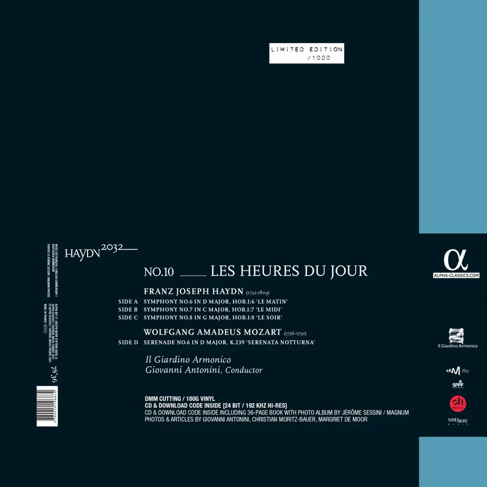 Il Giardino Armonico - Haydn 2032, Vol. 10: Les Heures Du Jour (Vinyl)