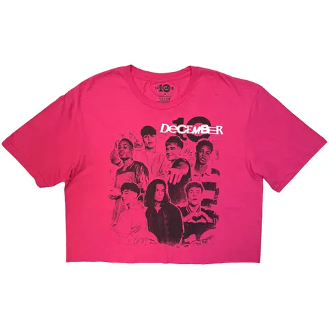 Ladies Crop Top: Montage Group (Pink)