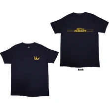 Blur, Tričko Parklife Back, Unisex, Modrá