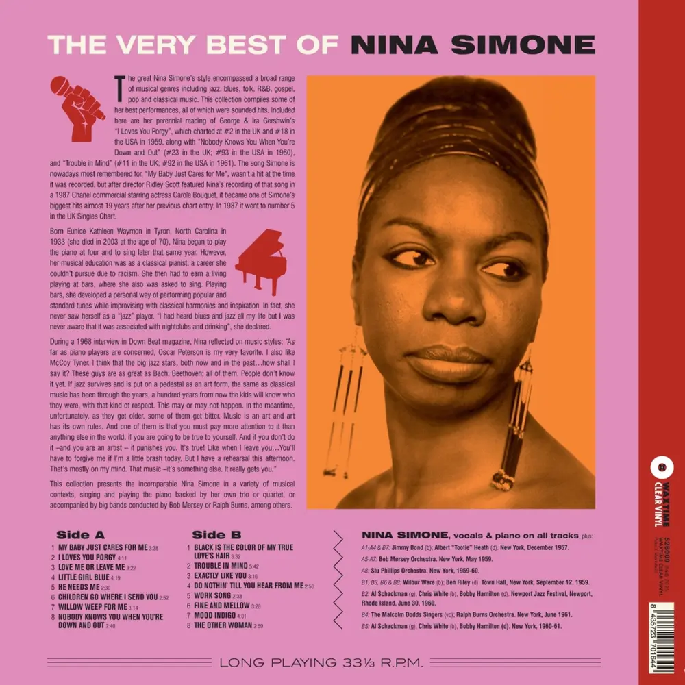The Very Best Of Nina Simone (Transparent Vinyl)