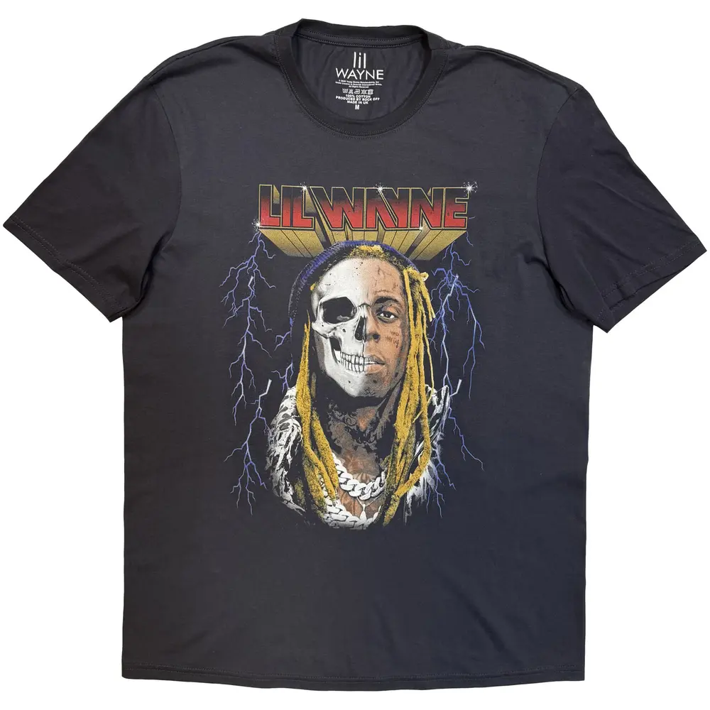 Unisex T-Shirt: Lightning Art (Charcoal Grey)