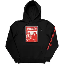 Unisex Pullover Hoodie: Wonderwall Two Colour Photo (Black) (Ex-Tour) thumbnail