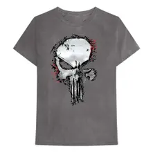 Punisher Metallic Skull (Gris) (Camiseta)