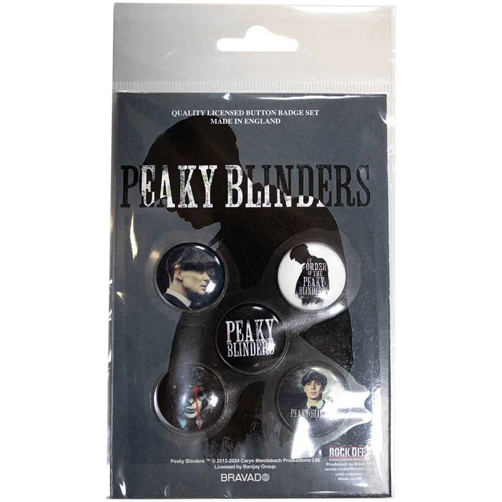 Peaky Blinders – By Order Of (Button Badge Pack) (Badge)