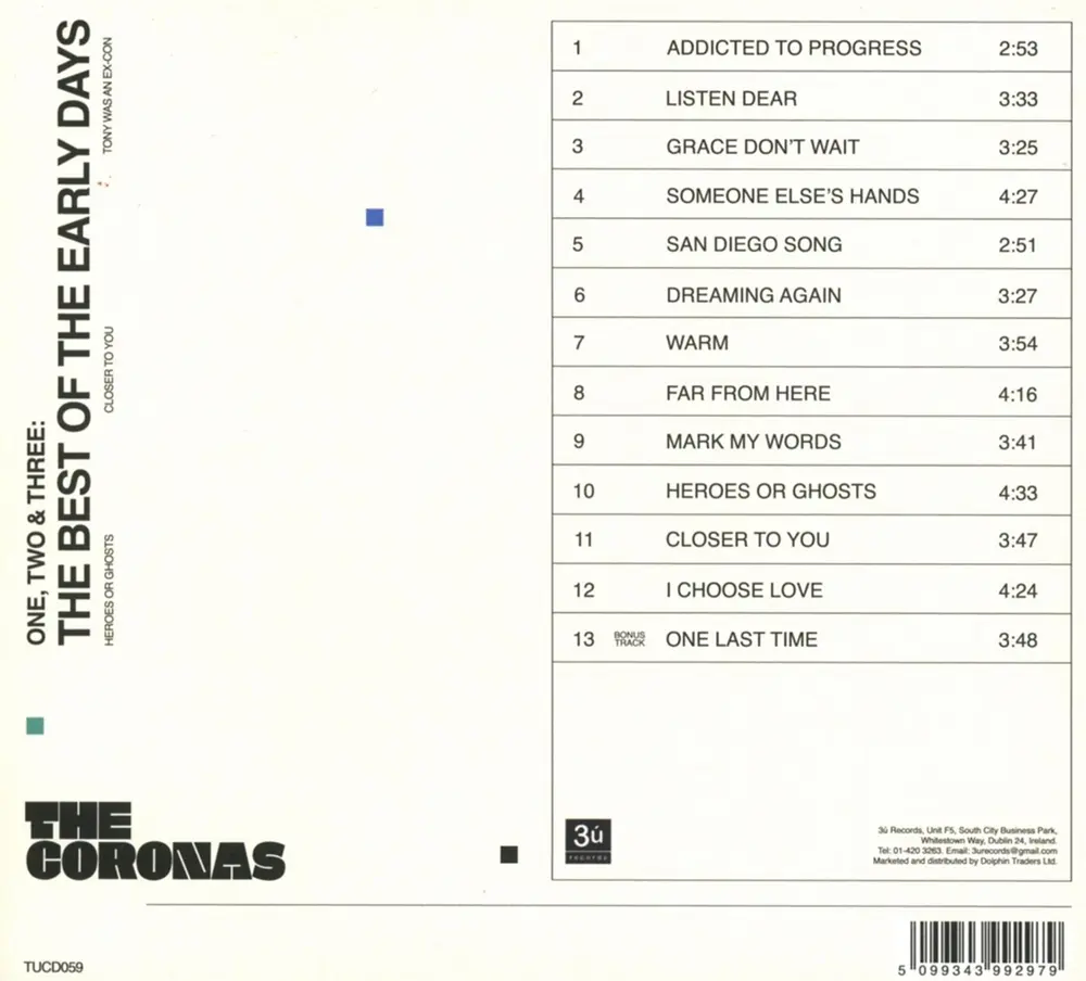 The Coronas – THE BEST OF THE EARLY DAYS (CD)