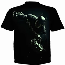 Unisex T-Shirt: Batman Injustice 2 (Black) (Back Print) thumbnail