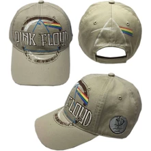 Pink Floyd, Šiltovka Dark Side of the Moon Album Distressed, Unisex, Natural