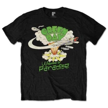 Green Day, Tričko Welcome to Paradise, Unisex, Čierna