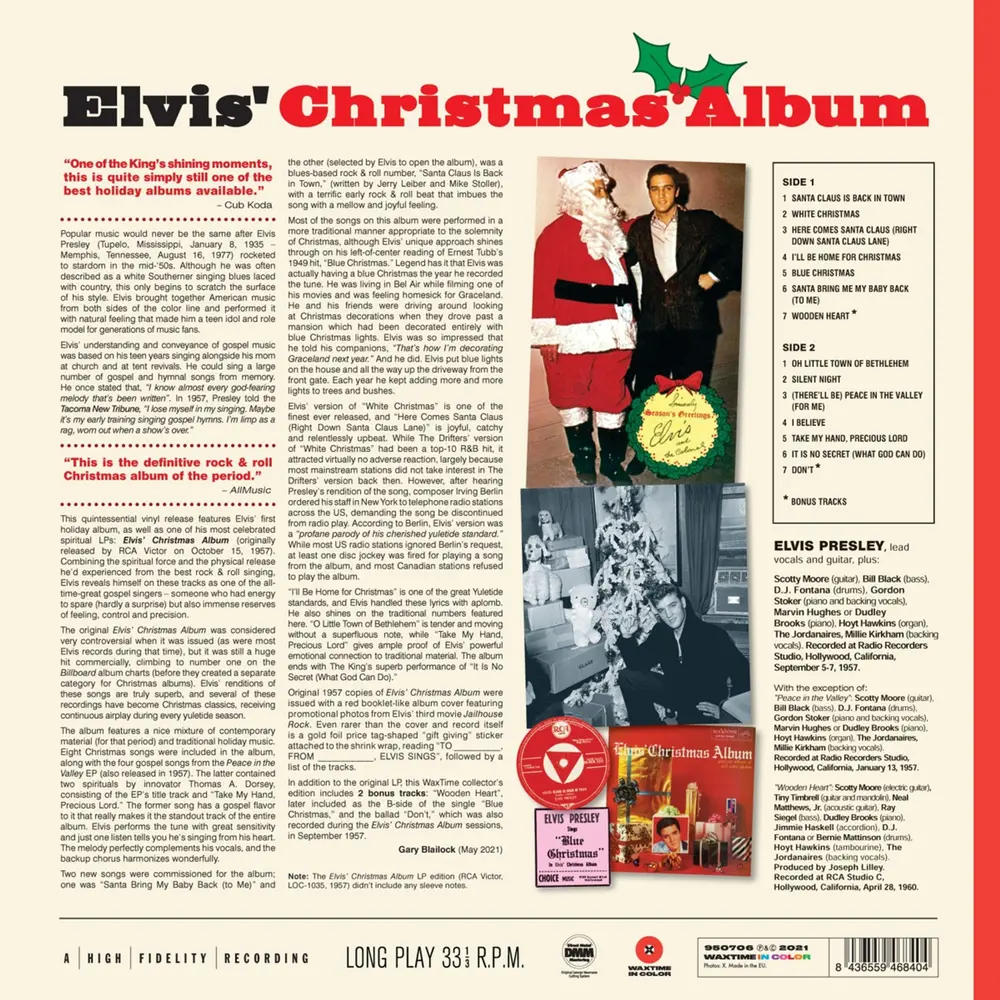 Elvis Christmas Album (White Vinyl)
