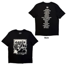 Tričko Unisex T-Shirt: Paper Cut Out Tour (Black) (Back Print & Ex-Tour)