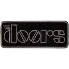 The Doors – Bordered Logo (Nažehlovačka)