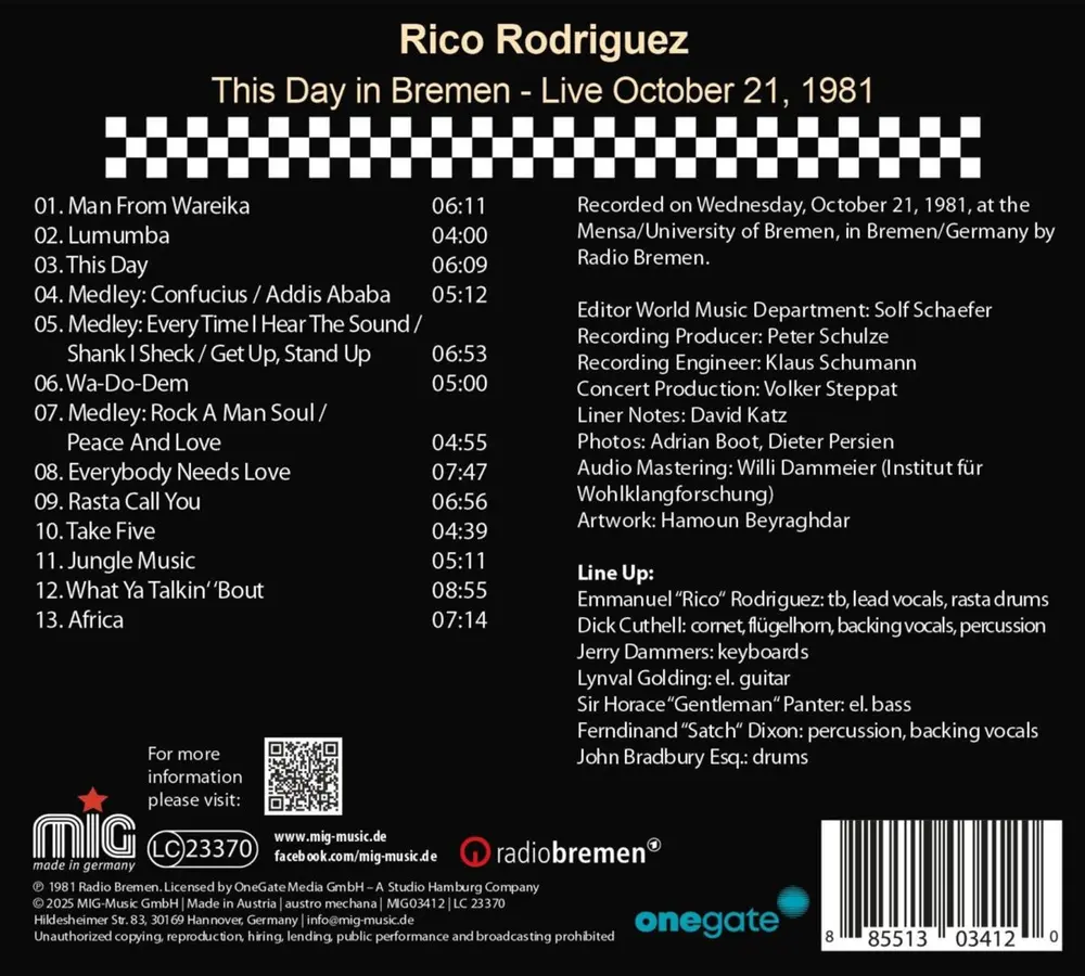 THIS DAY IN BREMEN - LIVE, OCTOBER 21, 1981