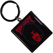 THIN LIZZY, Kľúčenka Phil & Logo Red