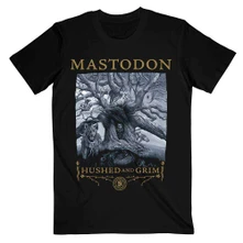 Mastodon, Tričko Hushed & Grim Cover, Unisex, Čierna