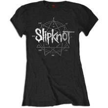 Slipknot, Tričko Logo Star, Žena, Čierna