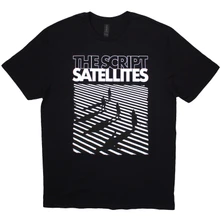 The Script, Tričko Satellites, Unisex, Čierna