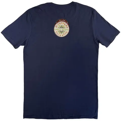 The Beatles – Tričko Sgt Pepper Blue (Modrá), Unisex, Modrá