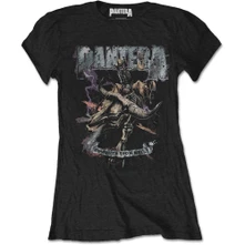 Pantera, Tričko Vintage Rider, Žena, Čierna