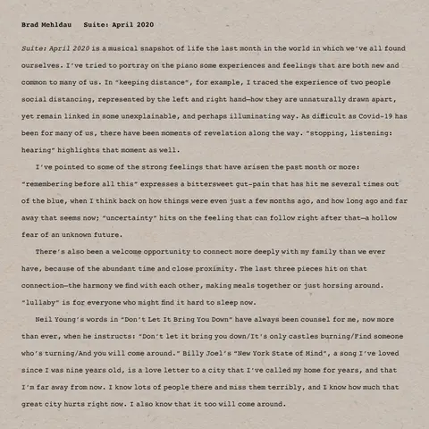 SUITE: APRIL 2020