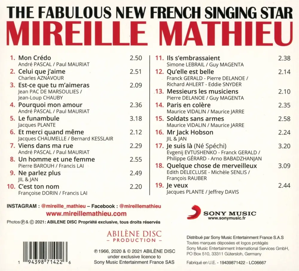 The Fabulous New French Singing Star