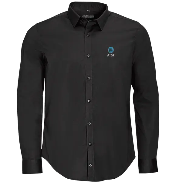 Team colors – Shirt AT&T Sharp Collar Shirt, Mens, Black