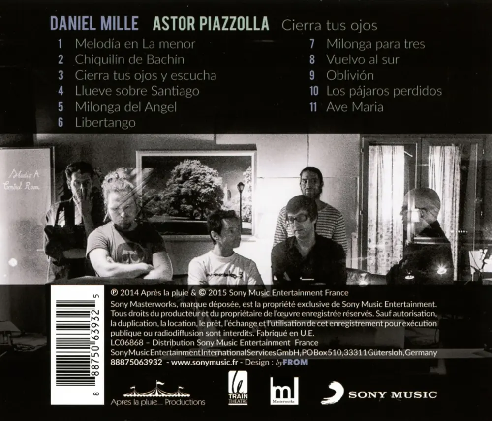 Daniel Mille – Astor Piazzolla - Cierra Tus Ojos (CD)