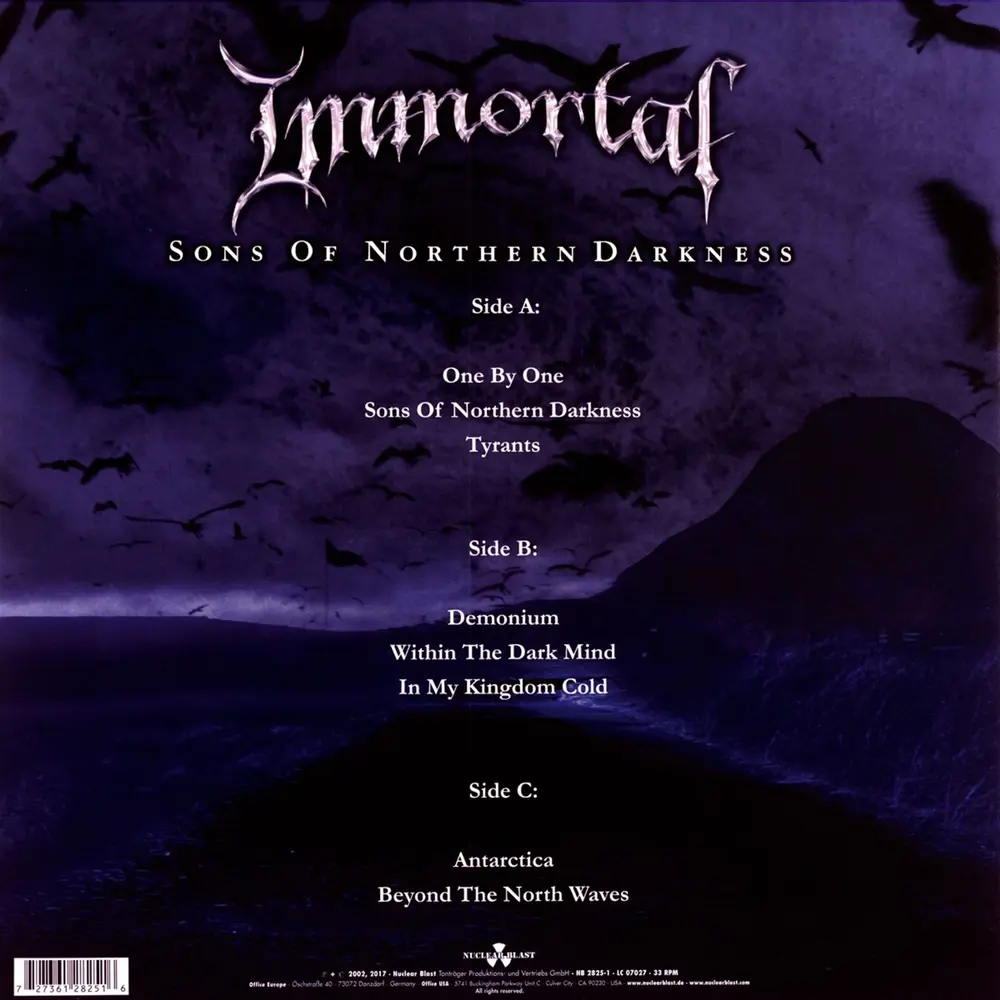 Immortal – SONS OF NORTHERN DARKNESS (Vinyl)