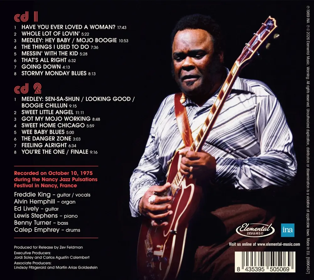 Freddie King – FEELING ALRIGHT. THE COMPLETE JAZZ PULSATION CONCERT 1975 (CD)