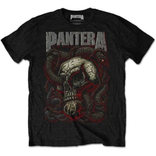 Pantera, Tričko Serpent Skull, Unisex, Čierna