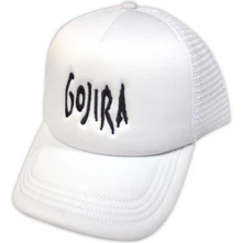 Gojira, Šiltovka Logo, Unisex, Biela