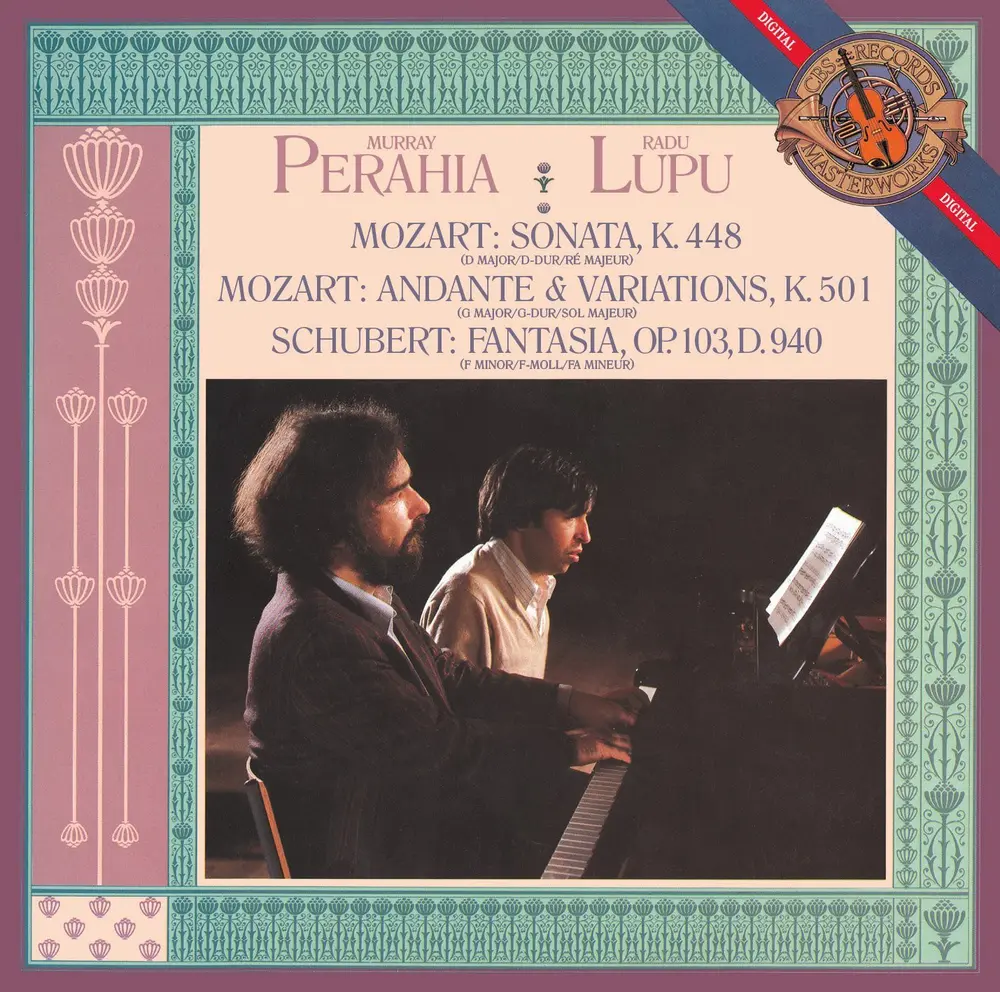 Mozart, Schubert, Murray Perahia, Radu Lupu - Music For Piano 4 Hands & 2 Pianos
