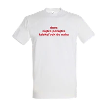 Call Dominika, Tričko Všade a stále, Muž, Biela