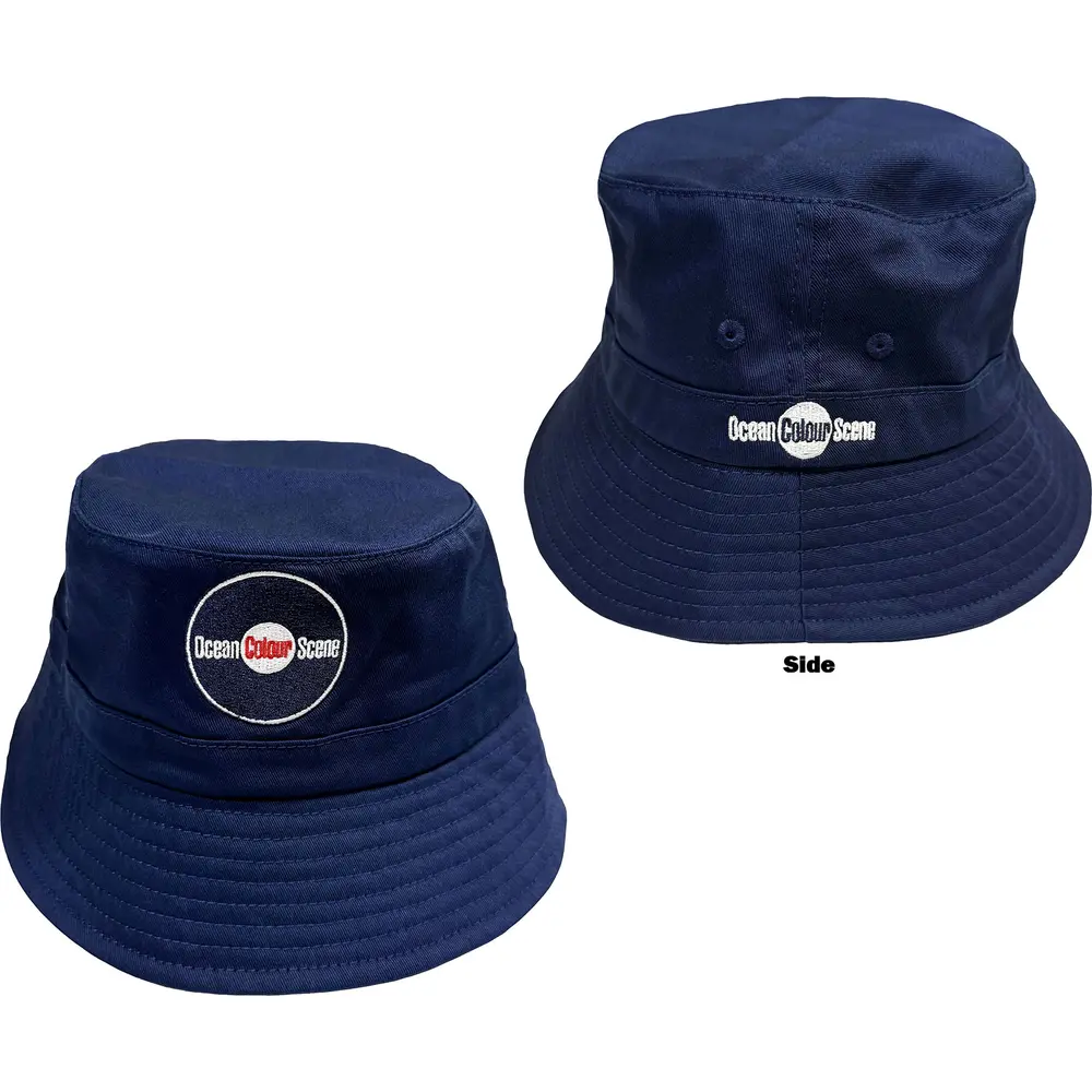 Unisex Bucket Hat: Classic Logo (Navy Blue)