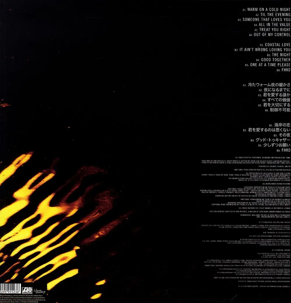 HONNE – WARM ON A COLD NIGHT (FEAT. AM (Vinyl)