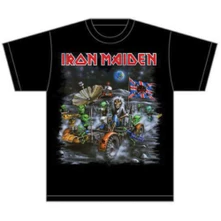 Iron Maiden, Tričko Knebworth Moon buggy, Unisex, Čierna