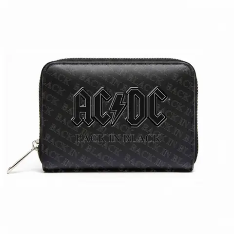 Zip Top Purse: Back In Black (Black)