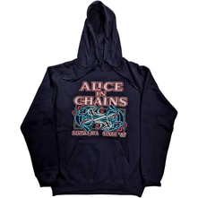Alice In Chains, Mikina Totem Fish, Unisex, Modrá