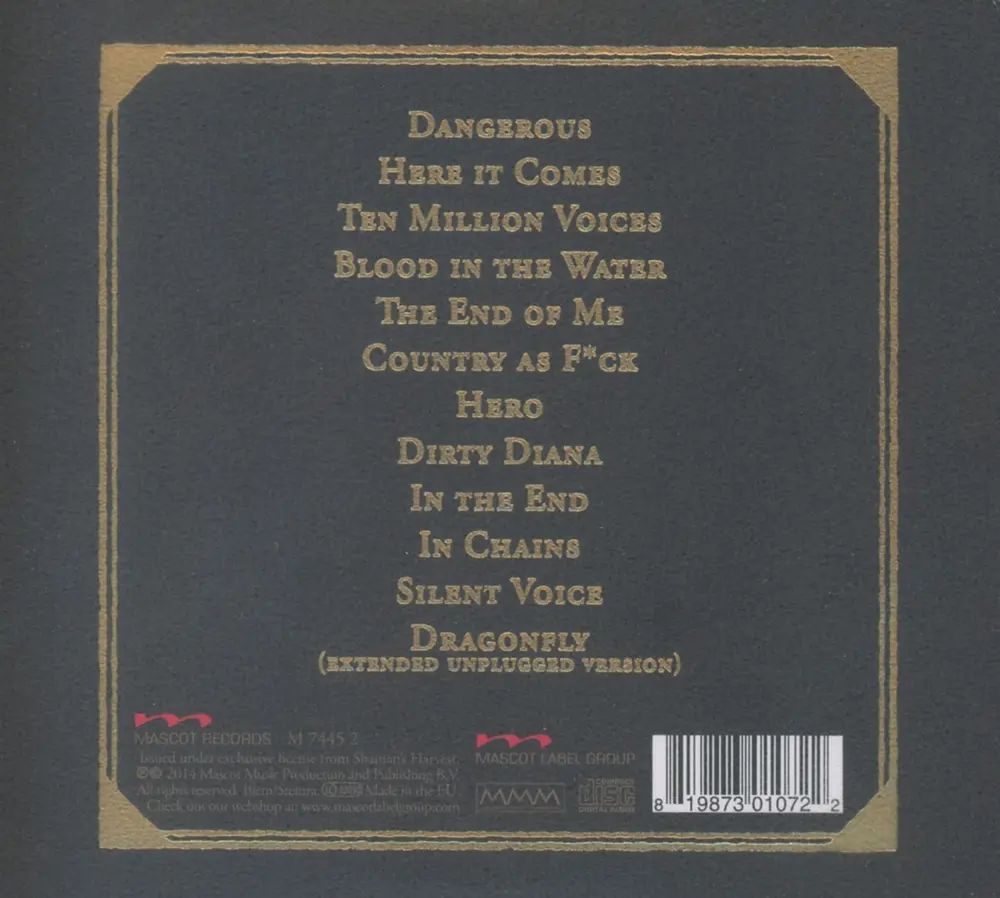Shaman's Harvest – SMOKIN' HEARTS & BROKEN GUNS (CD)