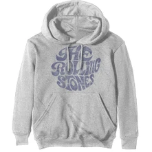 The Rolling Stones, Mikina Vintage 70s Logo, Unisex, Biela