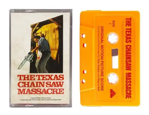 Tobe Hooper and Wayne Bell – Kazeta THE TEXAS CHAIN SAW MASSACRE