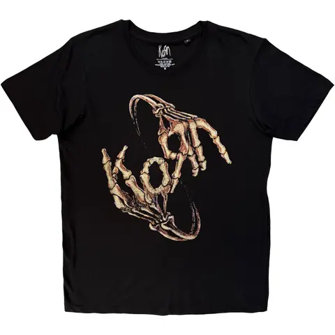 Unisex T-Shirt: Skeleton Hands (Black)