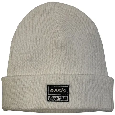 Unisex Beanie Hat: Live '25 (Natural)