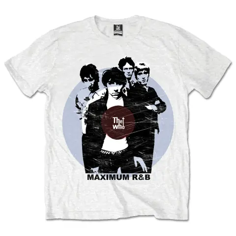The Who – Tričko Maximum Rhythm & Blues (Biela), Unisex, Biela