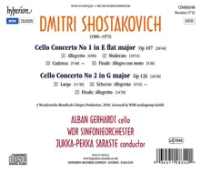 SHOSTAKOVICH CELLO CONCERTOS thumbnail