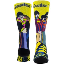Ponožky Unisex Crew Socks: Yellow Submarine Band Sublimation (Black)  (UK Size 6.5 - 11)
