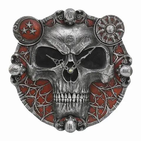 Clock Sculpture: Sands Of Death Clock (Black)