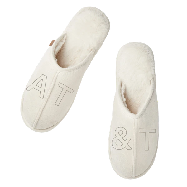AT&T Plush slippers
