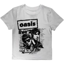 Tričko Kids T-Shirt: Live '25 Rock N Roll Star (White) (Ex-Tour)